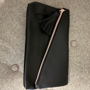 Black Tassel Clutch